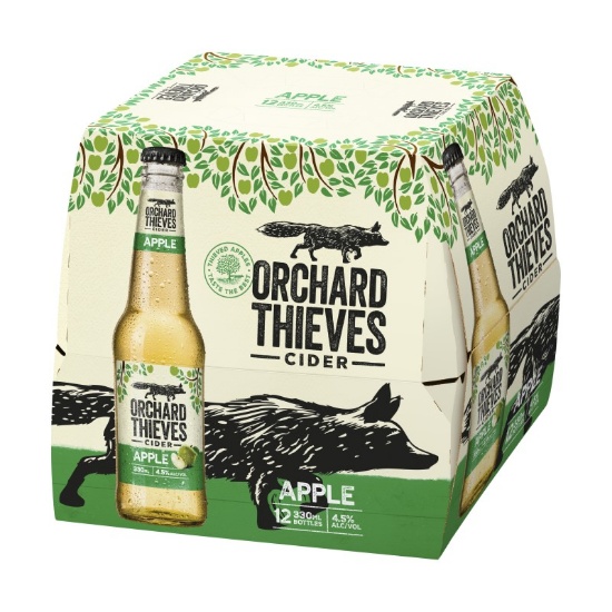 Picture of Orchard Thieves Cider Apple Bottles 12x330ml