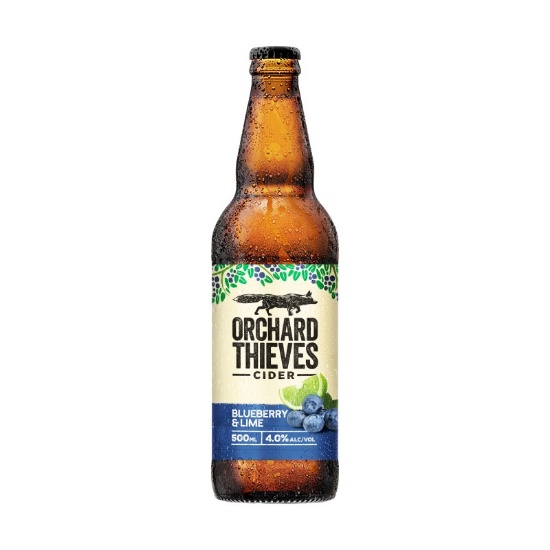 Picture of Orchard Thieves Cider Blueberry & Lime Bottle 500ml