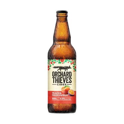 Picture of Orchard Thieves Cider Peach & Passionfruit Bottle 500ml