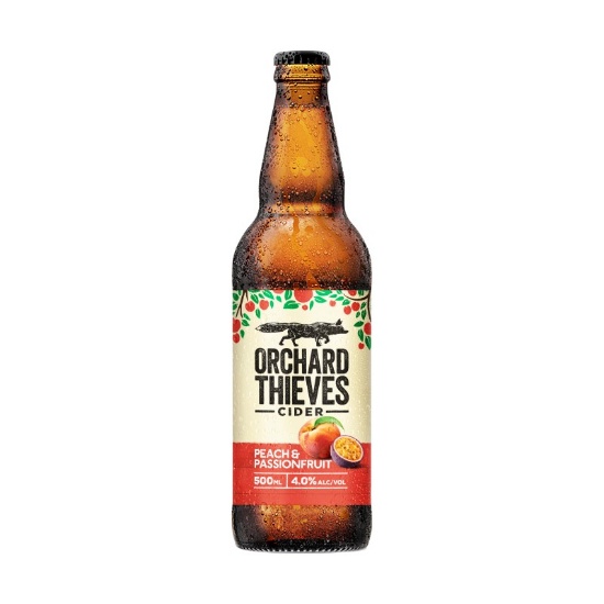 Picture of Orchard Thieves Cider Peach & Passionfruit Bottle 500ml