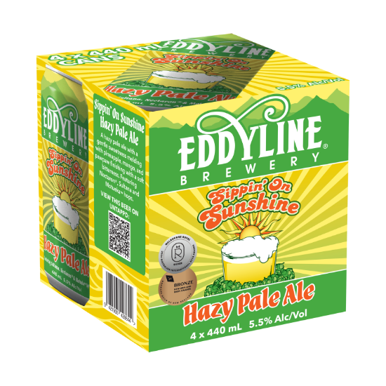 Picture of Eddyline Sippin' On Sunshine Hazy Pale Ale Cans 4x440ml