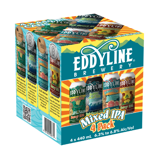 Picture of Eddyline Mixed IPA 4 Pack Cans 4x440ml