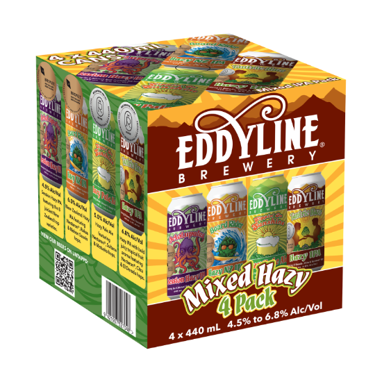 Picture of Eddyline Mixed Hazy 4 Pack Cans 4x440ml