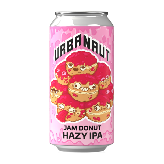 Picture of Urbanaut Jam Donut Hazy IPA Can 440ml