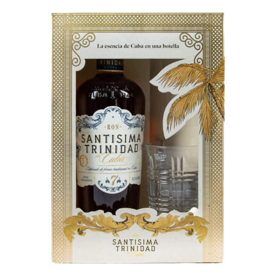 Picture of Ron Santísima Trinidad de Cuba 7 Rum & 2 Glass Gift Pack 700ml