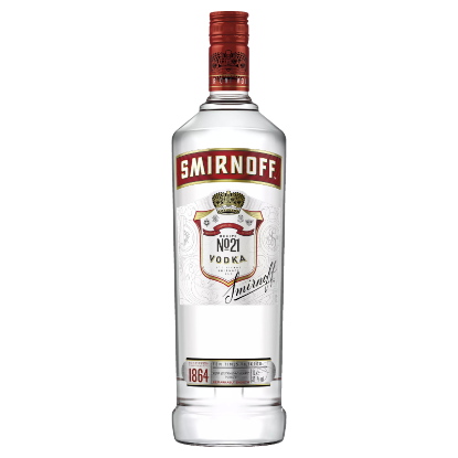 Show details for Smirnoff Red No.21 Vodka 1 Litre Picture of Smirnoff Red No.21 Vodka 1 Litre