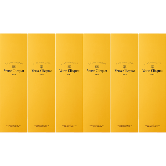 Picture of Veuve Clicquot Brut Champagne Gift Box 6x750ml