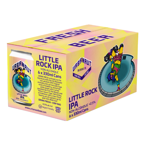 Picture of Urbanaut Little Rock IPA Non-Alcoholic Cans 6x330ml