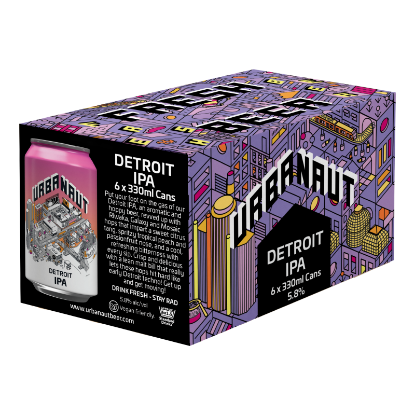 Picture of Urbanaut Detroit IPA Cans 6x330ml
