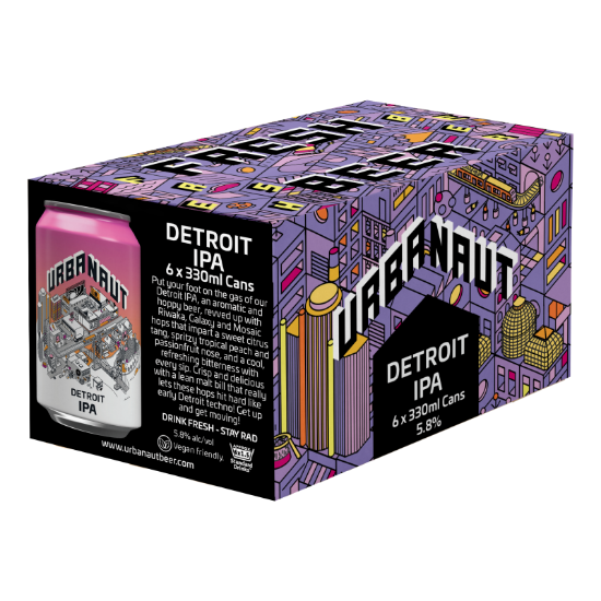 Picture of Urbanaut Detroit IPA Cans 6x330ml