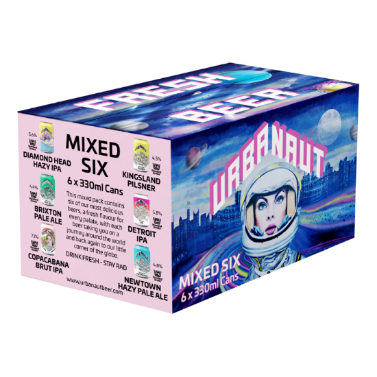 Picture of Urbanaut Mixed Six Cans 6x330ml