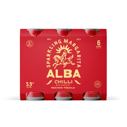 Picture of Alba Sparkling Margarita Chilli 5.9% Cans 6x250ml