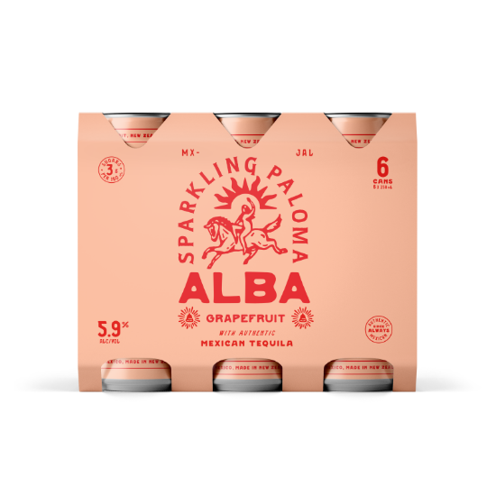 Picture of Alba Sparkling Paloma Grapefruit 5.9% Cans 6x250ml