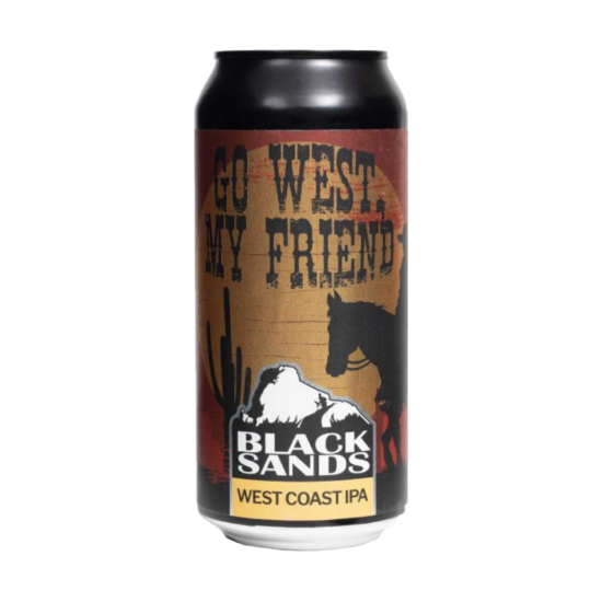 Picture of Black Sands Go West My Friend West Coast IPA Can 440ml