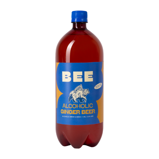 Picture of Bee Alcoholic Ginger Beer 5% PET Bottle 1.25 Litre