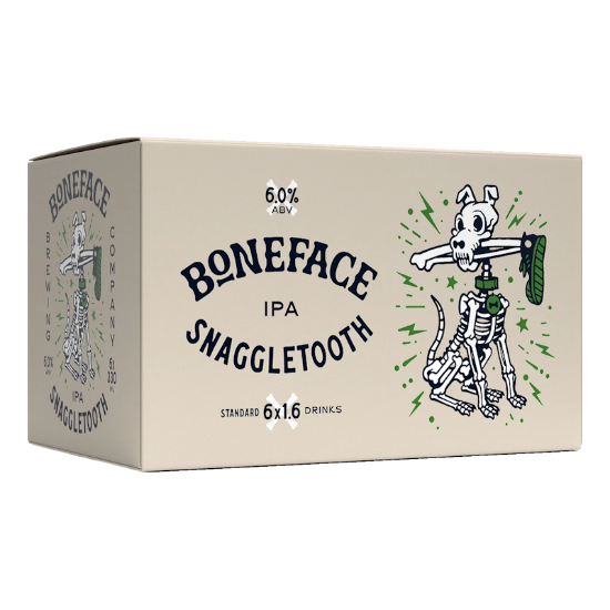 Picture of Boneface Snaggletooth IPA Cans 6x330ml