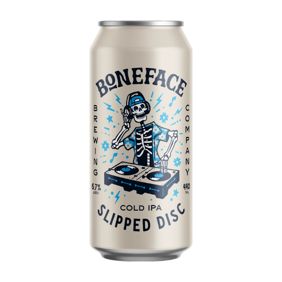 Picture of Boneface Slipped Disc Cold IPA Can 440ml