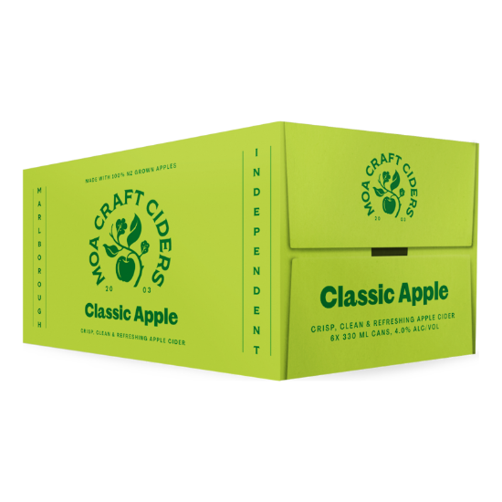 Picture of Moa Brewing Co Cider Classic Apple Cans 6x330ml