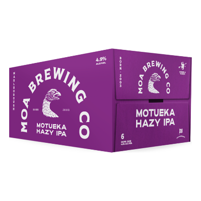 Picture of Moa Brewing Co Motueka Hazy IPA Cans 6x330ml
