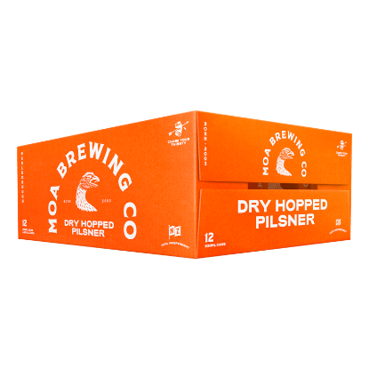 Picture of Moa Brewing Co Dry Hopped Pilsner Cans 12x330ml