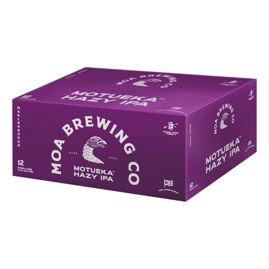 Picture of Moa Brewing Co Motueka Hazy IPA Cans 12x330ml