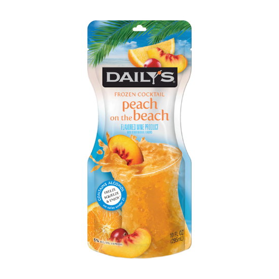 Picture of Daily's Frozen Cocktail Peach on the Beach 5% Pouch 295ml