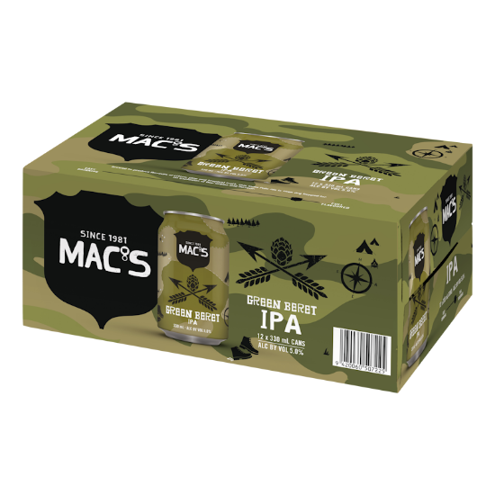 Picture of Mac's Green Beret IPA Cans 12x330ml