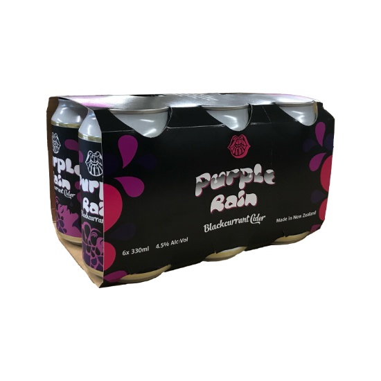 Picture of Funk Estate Purple Rain Blackcurrant Cider Cans 6x330ml