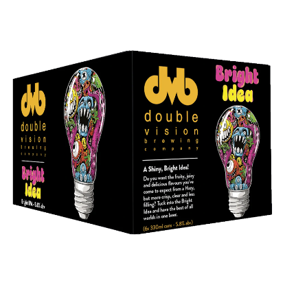 Picture of Double Vision Bright Idea Bright IPA Cans 6x330ml