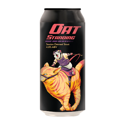 Picture of Double Vision Oat Standing Session Oatmeal Stout Can 440ml