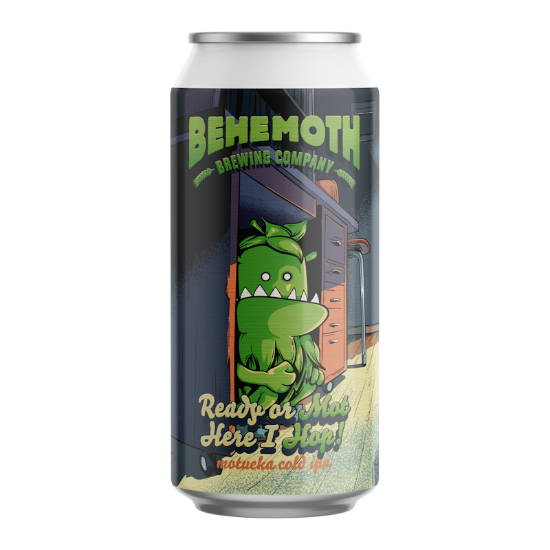 Picture of Behemoth Ready or Mot Here I Hop! Motueka Cold IPA Can 440ml