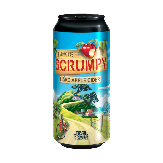 Picture of Bach Brewing Farmgate Scrumpy Hard Apple Cider Can 440ml