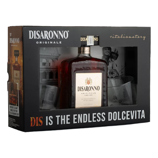 Picture of Disaronno The Endless Dolcevita 2 Glass Gift Pack 700ml