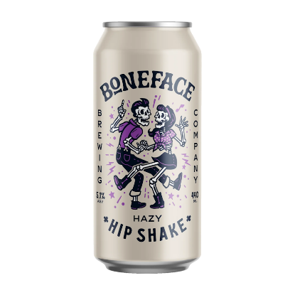 Picture of Boneface Hip Shake Hazy Pale Ale Can 440ml