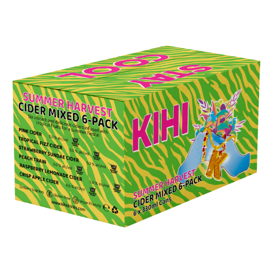 Picture of Urbanaut Kihi Cider Summer Harvest Mixed Pack Cans 6x330ml