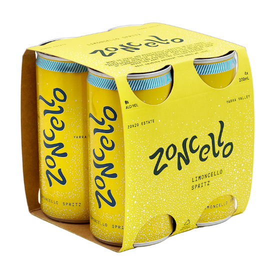 Picture of Zonzo Estate Zoncello Limoncello Spritz Cans 4x200ml