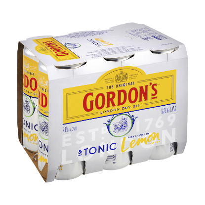Picture of Gordon's Gin & Tonic 7% Cans 6x250ml