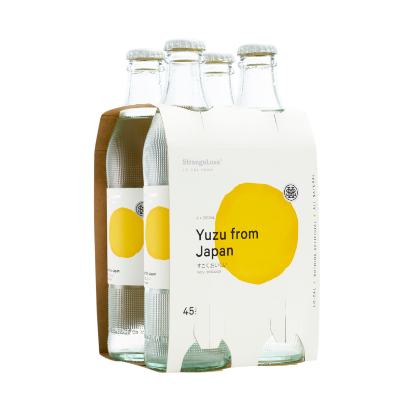 Picture of StrangeLove Yuzu from Japan Lo-Cal Soda Bottles 4x300ml