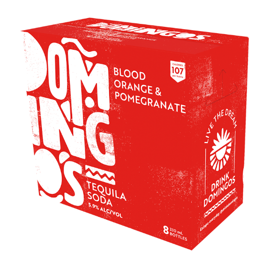 Picture of Domingos Blood Orange & Pomegranate 5.9% Bottles 8x330ml