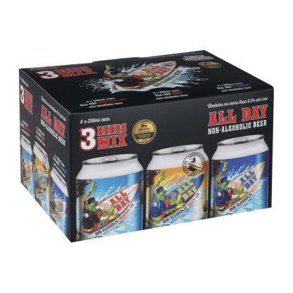 Picture of Bach Brewing All Day Non-Alcoholic Beer Mix Cans 6x330ml