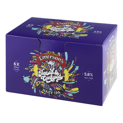 Show details for Emerson's Hazed & Confused Hazy IPA Cans 6x330ml Picture of Emerson's Hazed & Confused Hazy IPA Cans 6x330ml