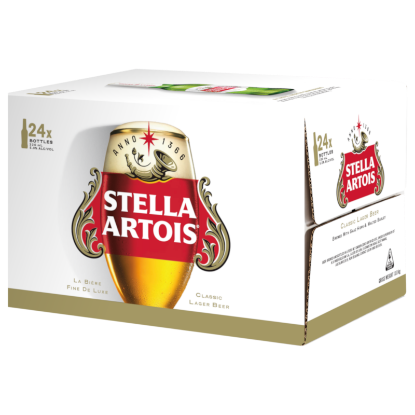 Show details for Stella Artois Bottles 24x330ml Picture of Stella Artois Bottles 24x330ml