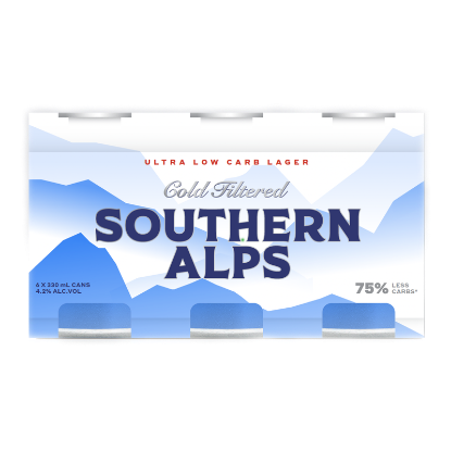 Picture of Southern Alps Ultra Low Carb Lager Cans 6x330ml