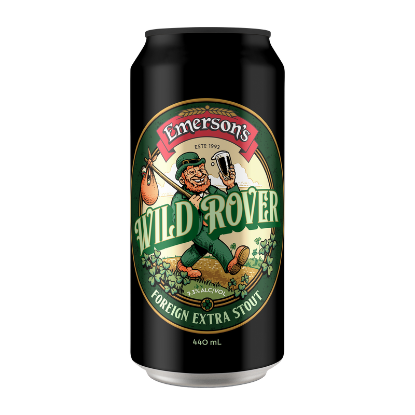 Picture of Emerson's Wild Rover Foreign Extra Stout Can 440ml