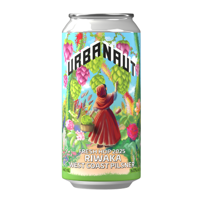 Picture of Urbanaut Fresh Hop 2025 Riwaka West Coast Pilsner Can 440ml