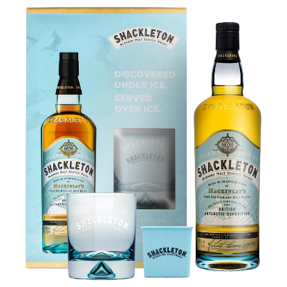 Picture of Mackinlay's Shackleton Gift Pack with Glass & Ice Mould 700ml