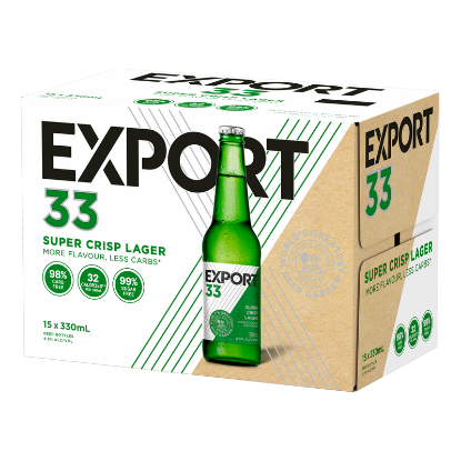 Show details for Export 33 Bottles 15x330ml Picture of Export 33 Bottles 15x330ml