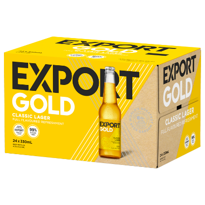 Show details for Export Gold Bottles 24x330ml Picture of Export Gold Bottles 24x330ml