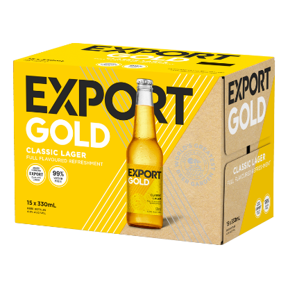 Show details for Export Gold Bottles 15x330ml Picture of Export Gold Bottles 15x330ml