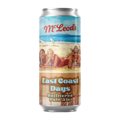 Picture of McLeod's East Coast Days Unfiltered Pale Ale Can 440ml